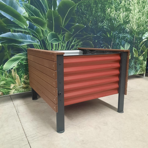 Mid-Height Artesian 4-Cell Eco Board Wicking Planter Box