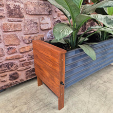 Load image into Gallery viewer, Side view of the Mr Fox in a Box wicking planter box showcasing its sleek design and integrated self-watering system for sustainable gardening.