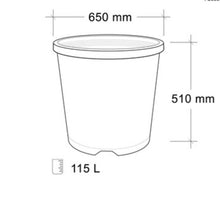 Load image into Gallery viewer, Round Plastic Wicking Tubs