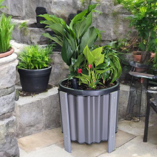 Durable Ecoboard frame and pot set ideal for stylish, sustainable gardening