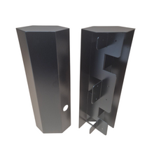 Load image into Gallery viewer, Galvanised steel sleeper corner bracket for raised garden beds by Mr Fox in a Box