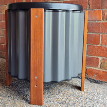 Load image into Gallery viewer, Sustainable Merbau wooden planter showcasing warm, durable hardwood